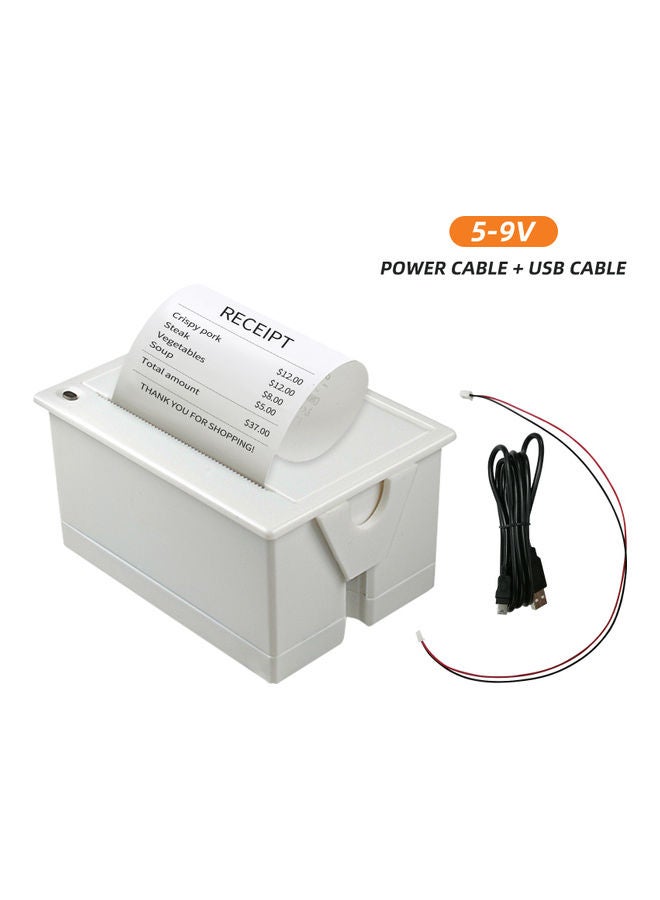 Mini 58mm Embedded Thermal Printer White - Image 3