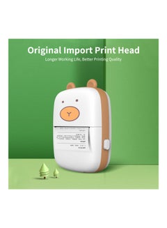 Generic Mini Portable Mobile Pocket Photo Printer White  - Image 2