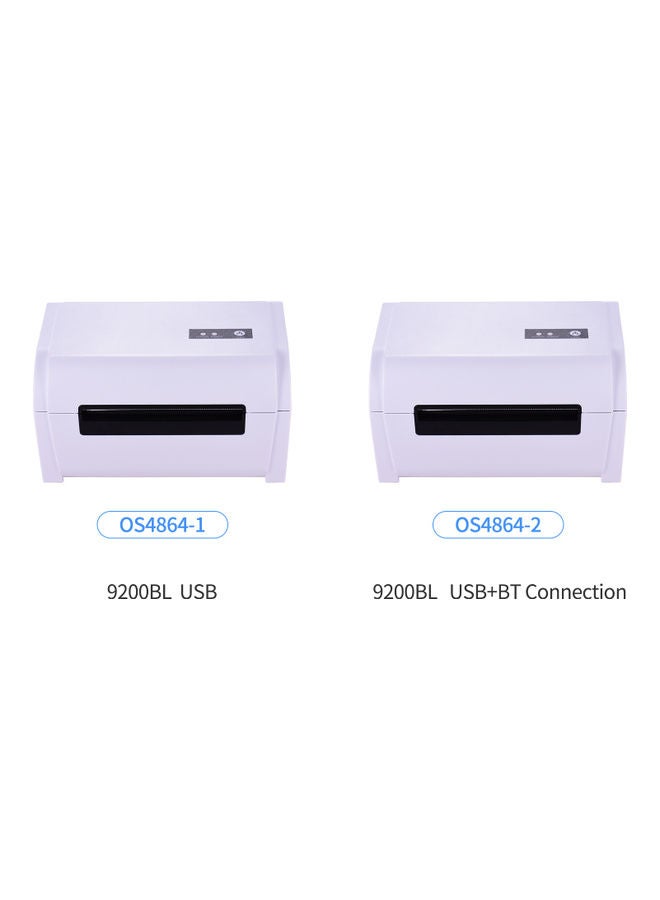 Desktop BT Hot Label Printer White  - Image 3