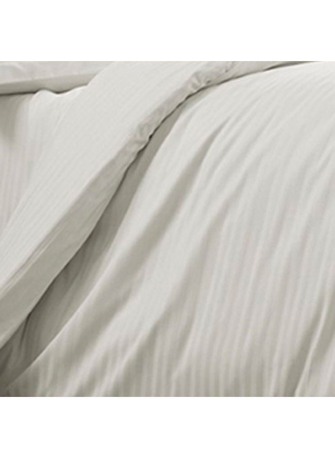 REGAL IN HOUSE 6-Pieces Stripes Pattern Comforter Set Polyester White 260x240cm  - Image 2