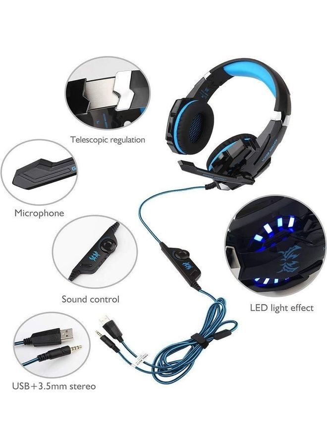 Mi VAZA G9000 Game Eating Chicken Wired Luminous Headset For PC And PS4  - Image 2