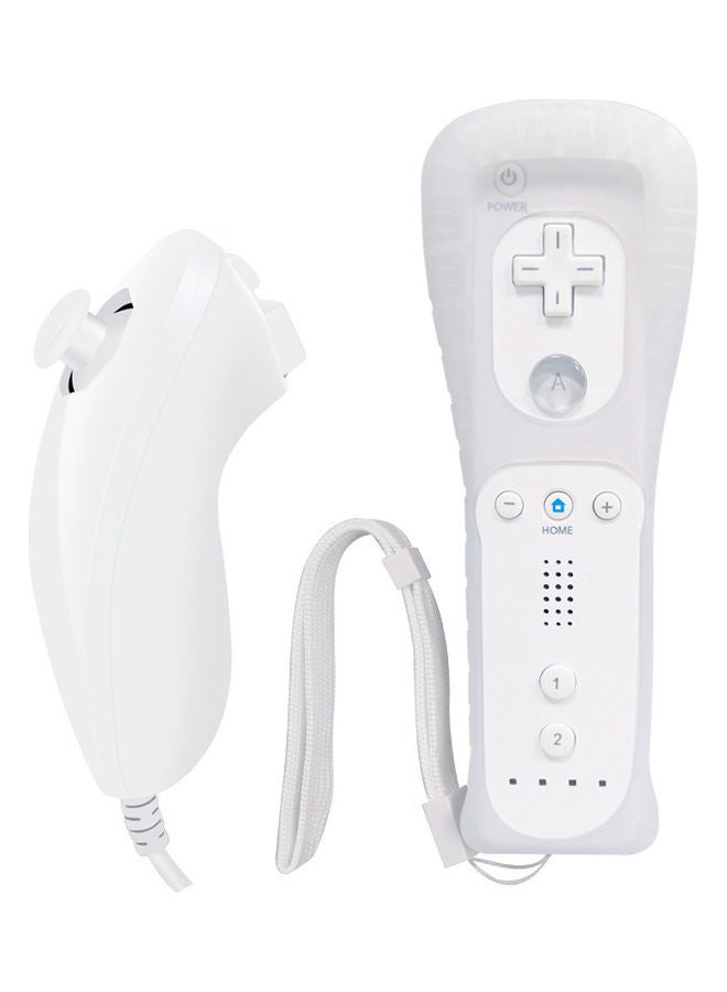 Mi VAZA Left And Right Straight And Curved Handle With Silicone Sleeve And Hand Strap For Nintendo Wii  - Image 1