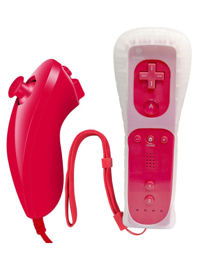 Mi VAZA Left And Right Straight And Curved Handle With Silicone Sleeve And Hand Strap For Nintendo Wii  - Image 1