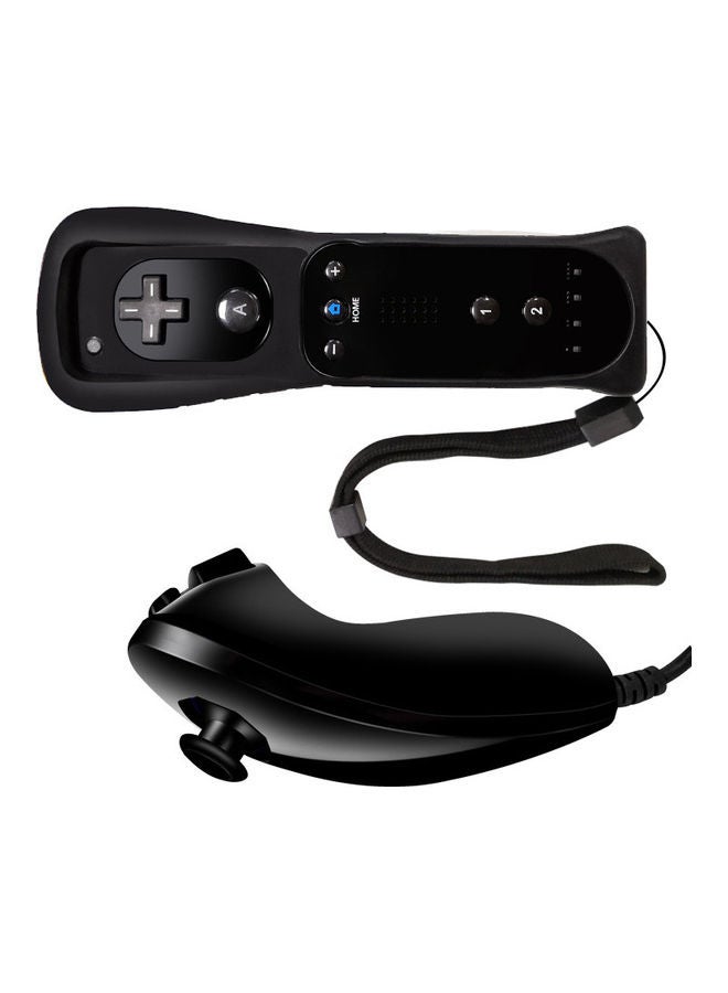 Mi VAZA Left And Right Straight And Curved Handle With Silicone Sleeve And Hand Strap For Nintendo Wii  - Image 2