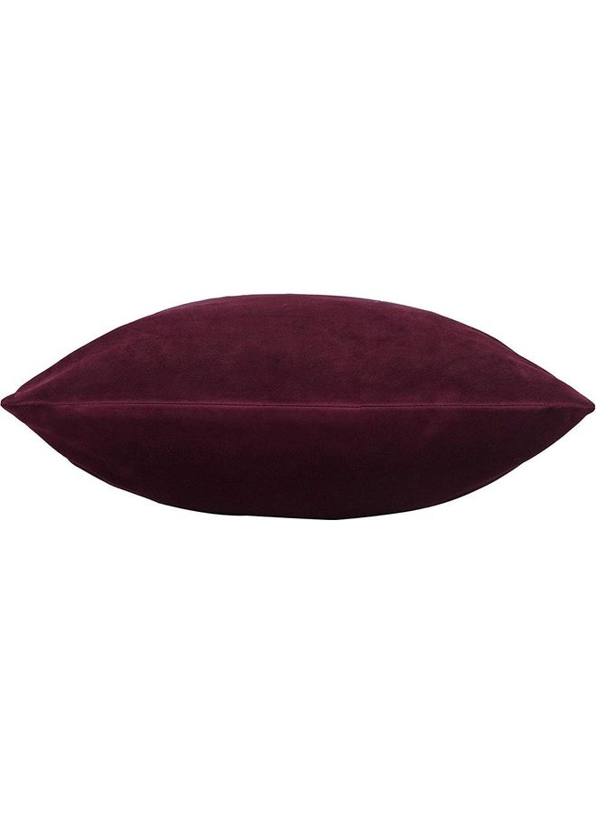 Kunzita 6 Pieces Linen Decorative Cushion Set Solid Design Burgundy 45x45cm - Image 5