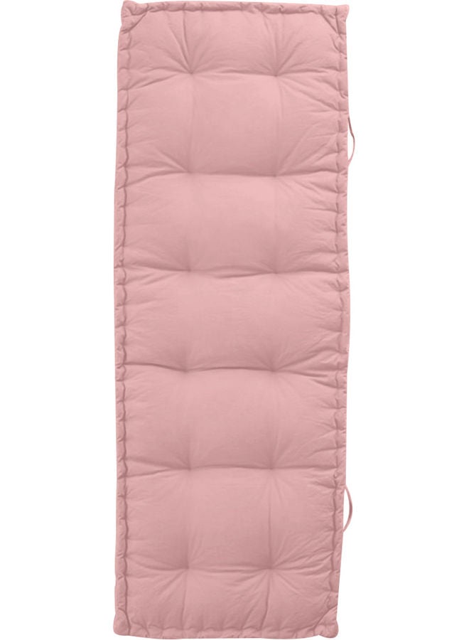 Kunzita - Decorative Floor Cushion linen Pink 72x42cm - Image 1