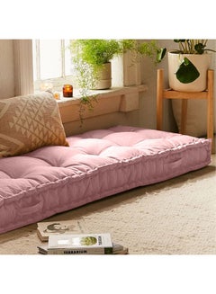 Kunzita Decorative Floor Cushion linen Pink 72x42cm  - Image 3