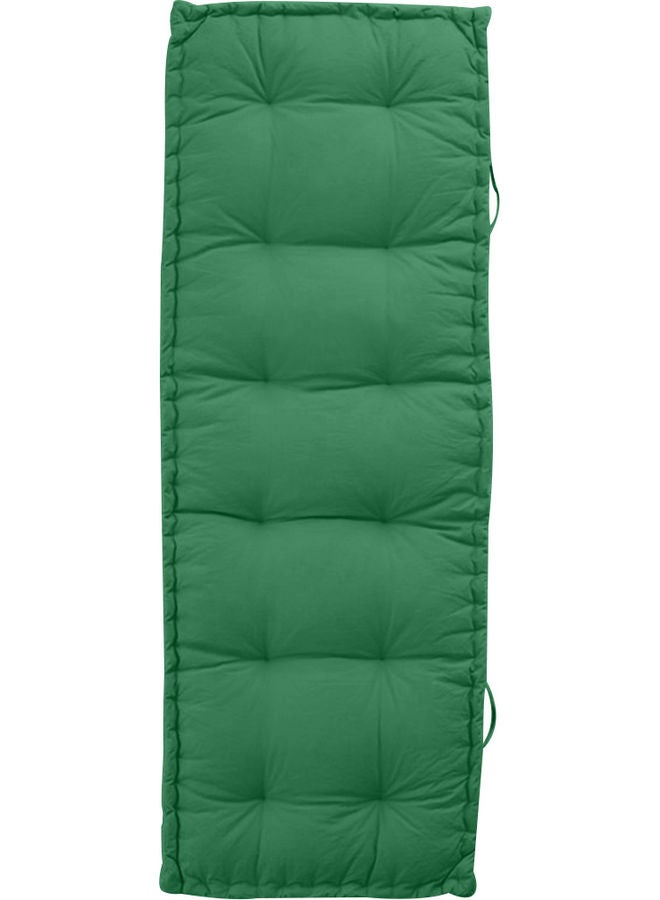 Kunzita - Decorative Floor Cushion linen Green 72x42cm - Image 1