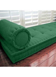 Kunzita Decorative Floor Cushion linen Green 72x42cm  - Image 2