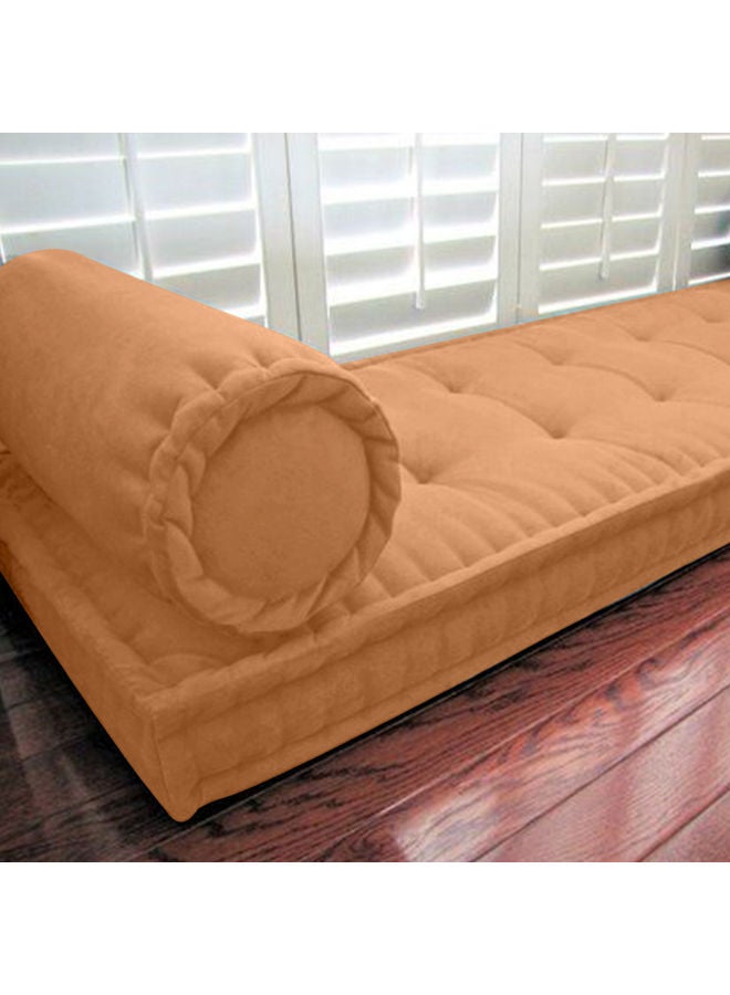 Kunzita Decorative Floor Cushion linen Brown 72x42cm  - Image 2