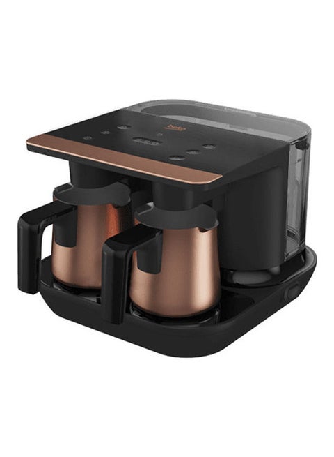 Coffee Maker -Double -With Water Tank 1.5 L 1100.0 W TKM 8961 B Black/Gold