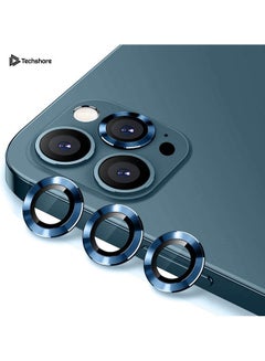 3-Piece Camera Lens Protector For Apple iPhone 12 Pro Max Blue - v1629036359/N50100424A_3