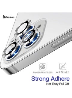 Techshare 3-Piece Camera Lens Protector For Apple iPhone 12 Pro Silver  - Image 2