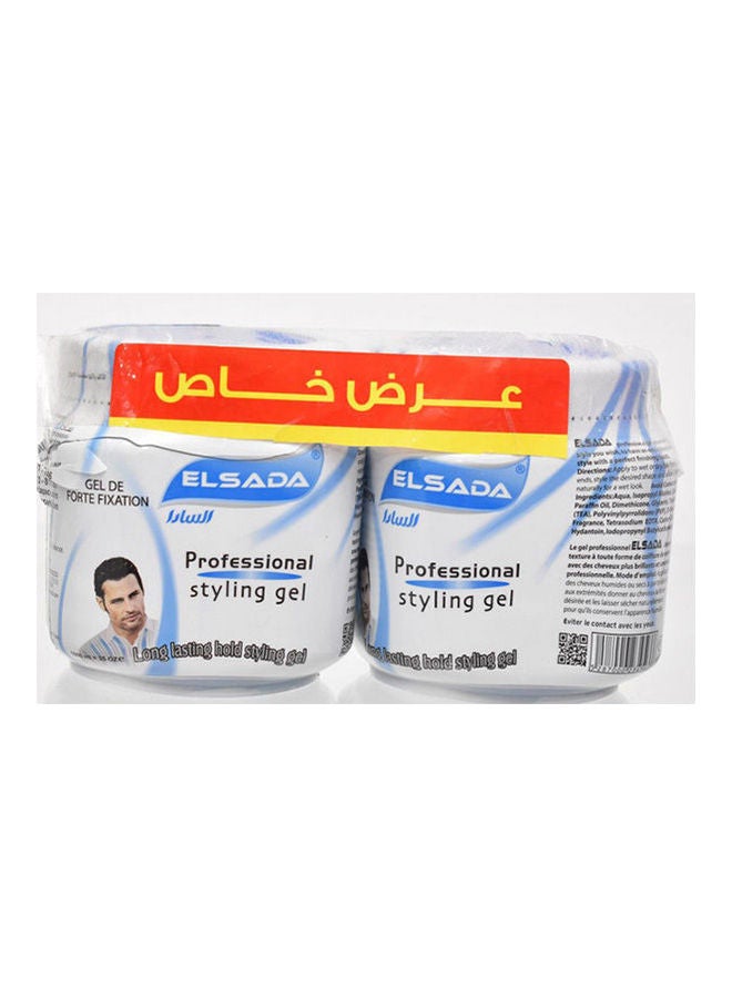 Elsada Professional Styling Gel 2Pieces Multicolour 1000ml 