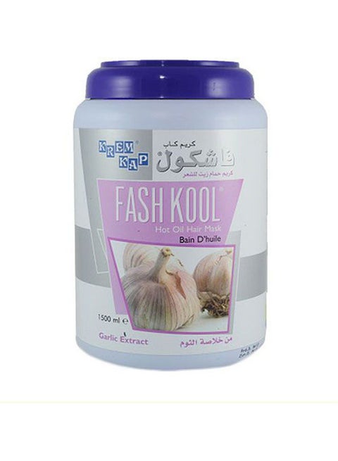 Hot Oil Hair Mask With Garlic Extract Multicolour 1500ml