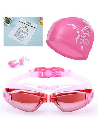 5-In-1 Swim Goggles And Cap Set - v1629061291/N50120729A_1