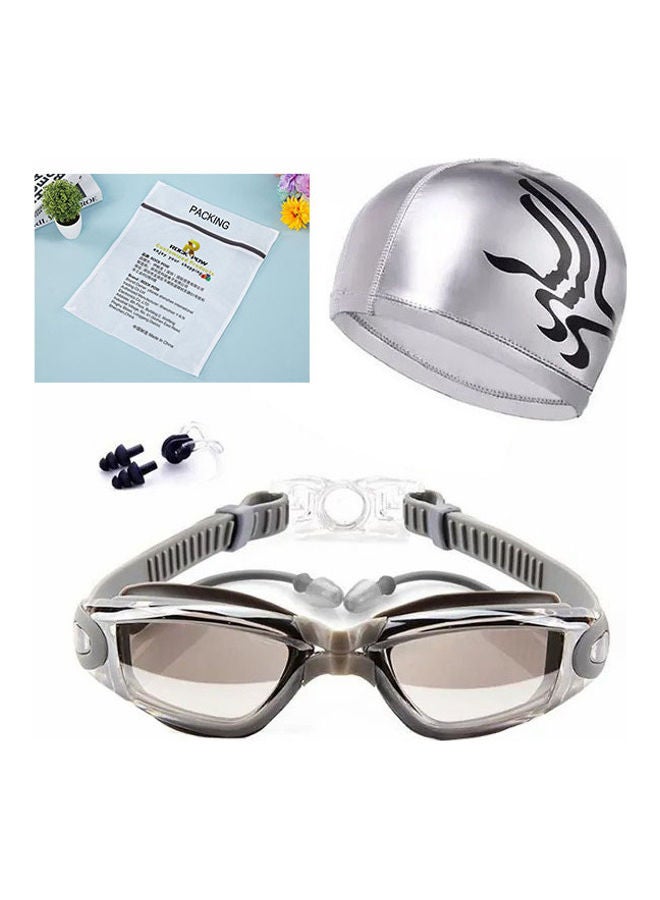 5-In-1 Swim Goggles And Cap Set - v1629061292/N50120727A_1