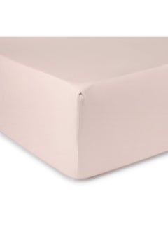 Trident 3-Piece 300 Thread Count 100% Cotton rich Solid Luxury King Bedsheet Set includes 1xFitted Sheet 201x183x41cm 2xPillow Cover Cotton Pink 201x183x41cm  - Image 5