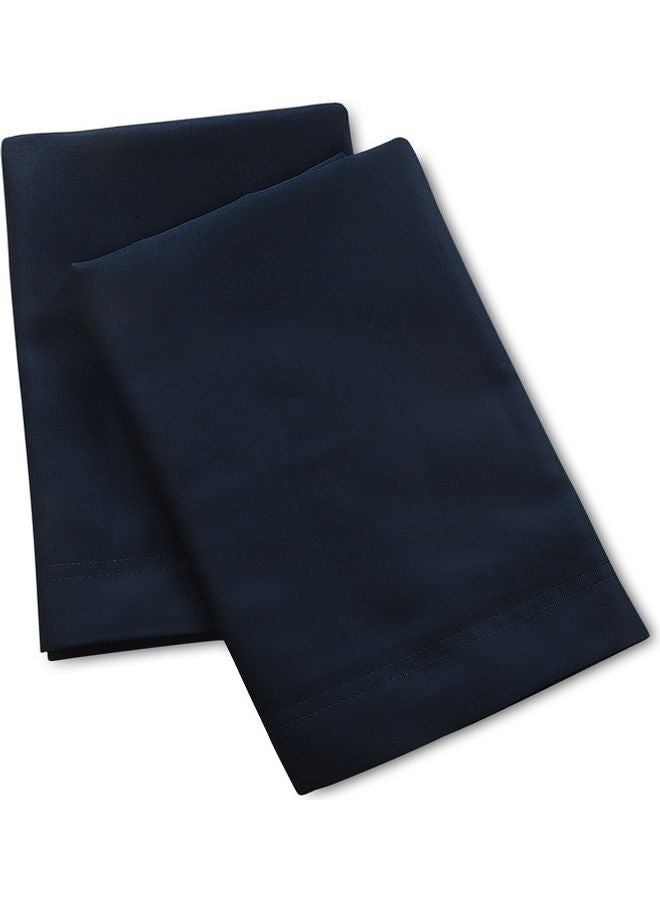 ترايدنت طقم ملاءات سرير كينج فاخر مكون من 3 قطع من القطن بنسبة 100% بكثافة 500 خيط، يتضمن ملاءة واحدة مقاس 72 × 79 + 16 بوصة و2 غطاء وسادة - Image 5