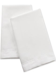 Trident 3-Piece 500 Thread Count 100% Cotton rich Solid Luxury King Bedsheet Set includes 1xFitted Sheet 72x79+16 inch 2xPillow Cover Cotton White 72x79+16inch  - Image 4