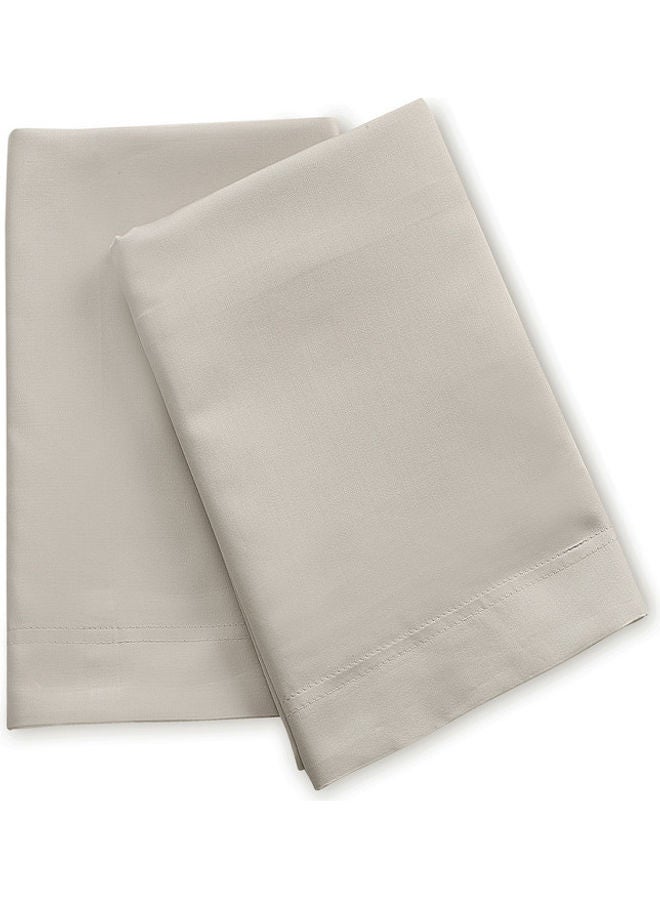 Trident 3-Piece 700 Thread Count 100% Cotton Solid Luxury Queen Supima Cotton Bedsheet Set includes 1xFitted Sheet 59x79+16 inch 2xPillow Cover Cotton Seasalt 79x57x16inch - Image 5