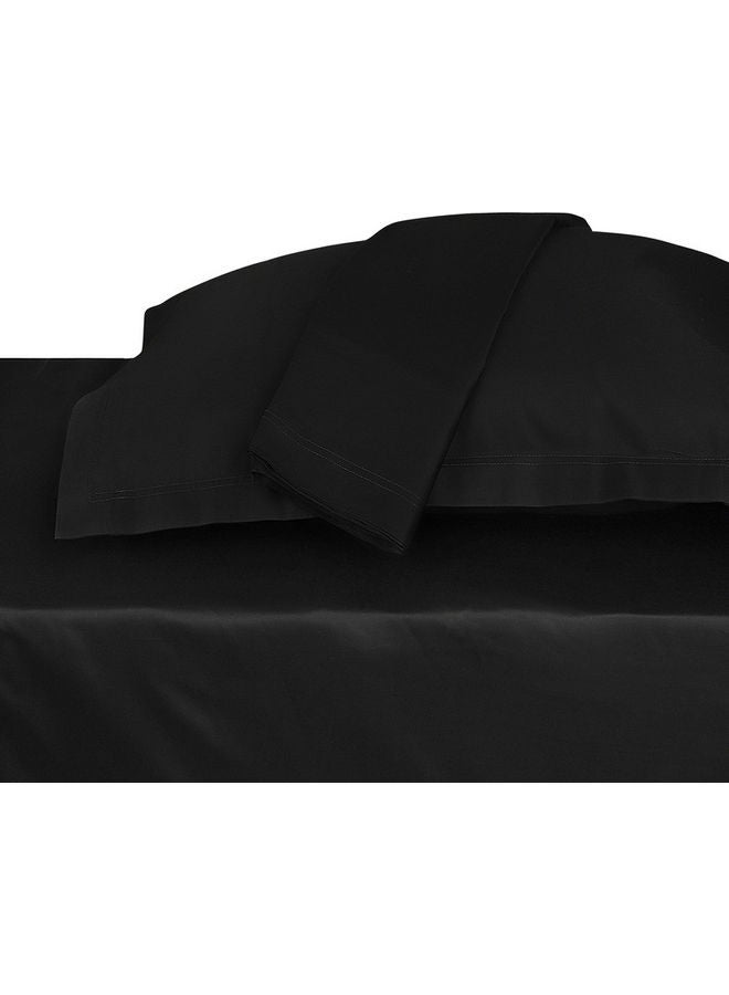 ترايدنت طقم ملاءات ملكي فاخر من 3 قطع 700 خيط 100% قطن سوبيما يتضمن 1 ملاءة مشدودة 59x79+16 بوصة، 2 غطاء وسادة - Image 4