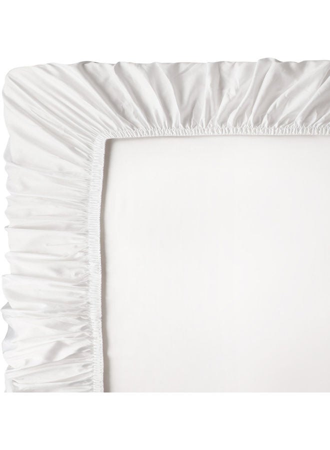 ترايدنت طقم ملاءات سرير كوين سوبيما الفاخر من 3 قطع، 700 خيط، مصنوع من القطن بنسبة 100%، يتضمن ملاءة واحدة مقاس 59 × 79 + 16 بوصة، و2 غطاء وسادة - Image 4