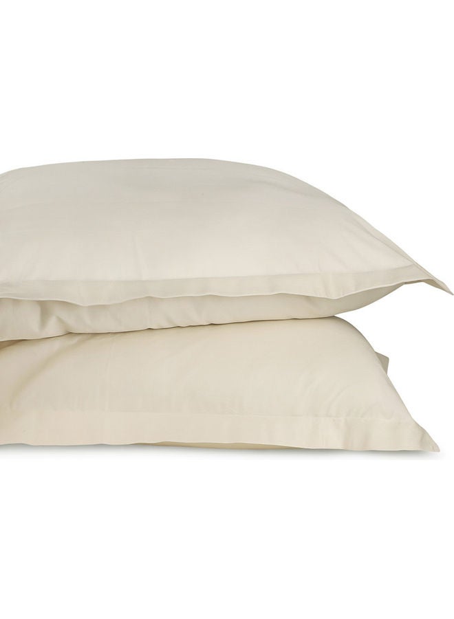 ترايدنت طقم ملاءات كينغ فاخر من قطن سوبيما 100% مع 700 خيط - 3 قطع يشمل 1 ملاءة مشدودة 72x79+16 بوصة و2 غطاء وسادة - Image 4