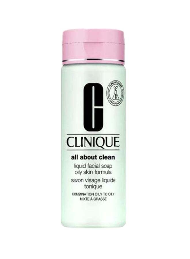 CLINIQUE - All About Clean Liquid Facial Soap Oily Skin Formula 200ml - Image 1