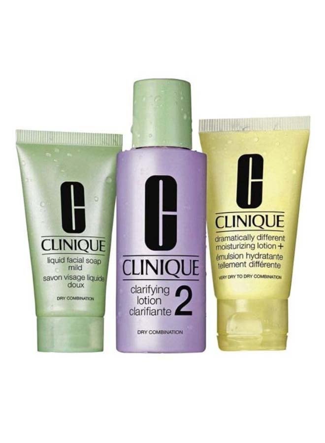 مجموعة هدية العناية بالبشرة الجافة إلى المختلطة