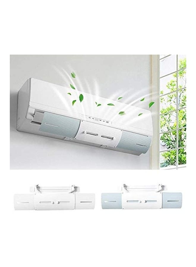 Dubkart Air Conditioner Deflector White/Blue - Image 3