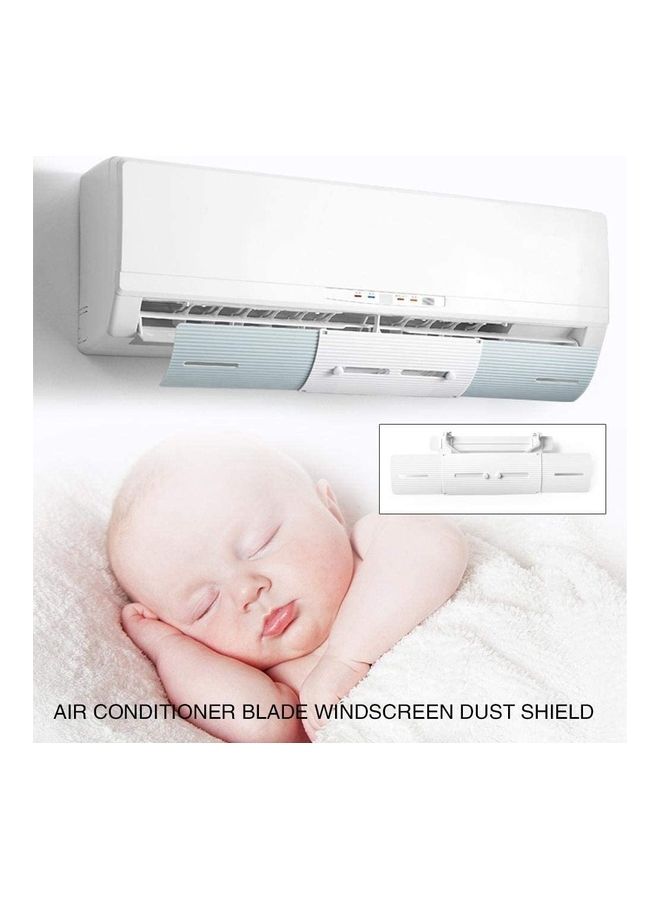 Dubkart Air Conditioner Deflector White/Blue - Image 4