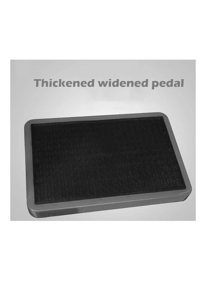 Dubkart 3-Step Ladder Folding Stool 44 inch White/Black - Image 5