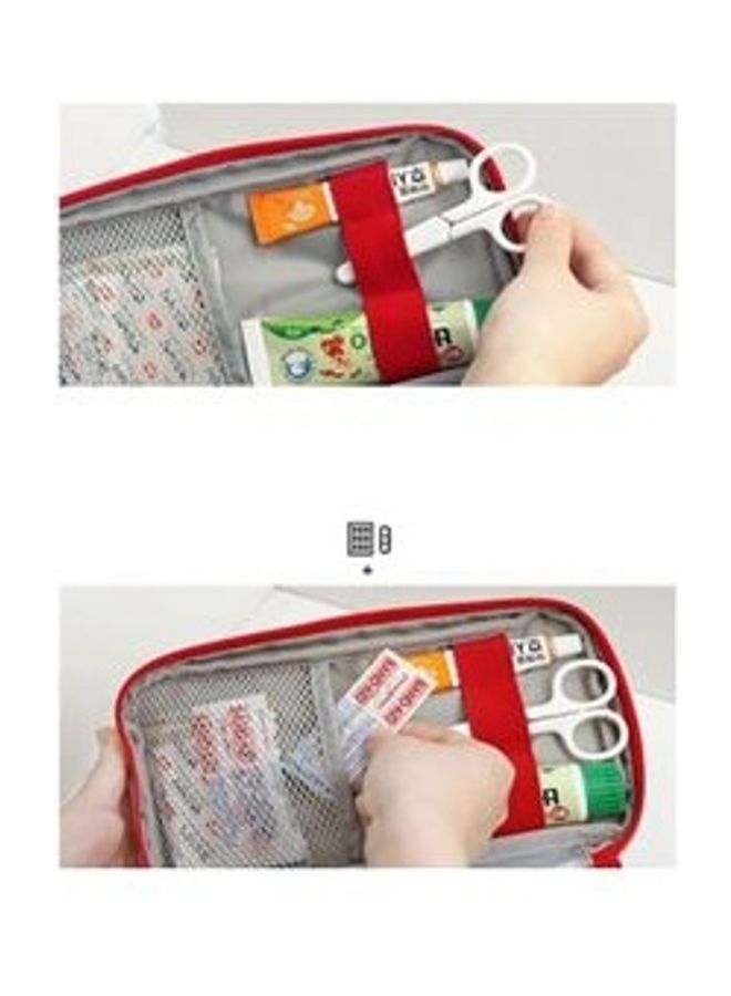 Dubkart First Aid Kit Bag Red  - Image 3