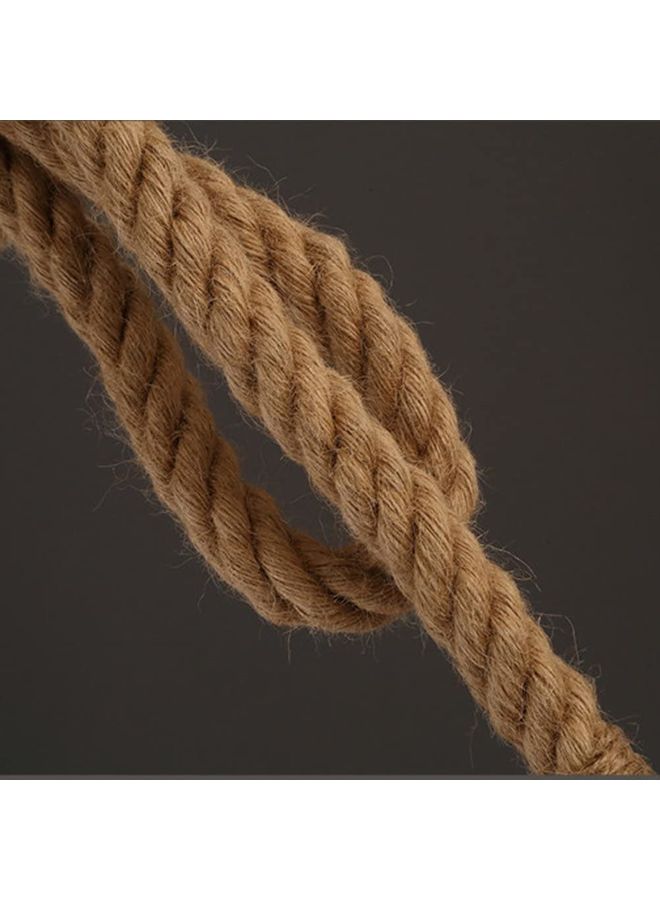 دوبكارت مصباح سقف معلق على شكل حبل كلاسيكي أبيض دافئ/ بني  - Image 3