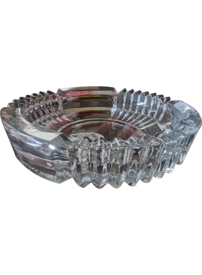Baffin Glass Round Shape Ashtray Clear - Image 1