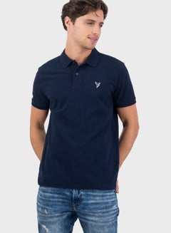 Essential Polo Navy - v1629090759/N50107655V_3