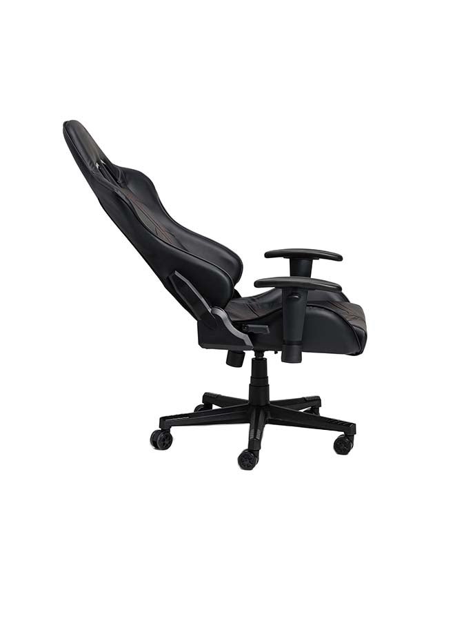 Datazone - High-Back Racing Chair Pu Leather Bucket Seat, Computer Swivel Office Headrest And Lumbar Support Executive Desk (Black) DZ-GC04 - Image 1