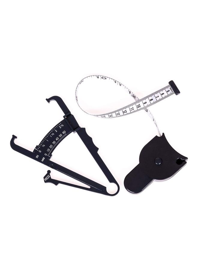 Body Fat Caliper Set with Measure Tape