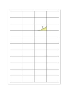 44-Up FBA Labels White
