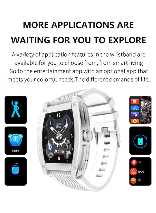 BSNL - N72 Touch Screen Smart Watch With Split White - Image 1