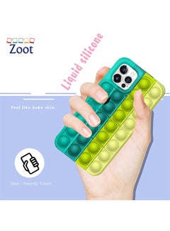 Zoot Push Pop Bubble Fidget Toy Protective Case Cover for iPhone 12 /12 Pro  - 16 Multicolour  - Image 3