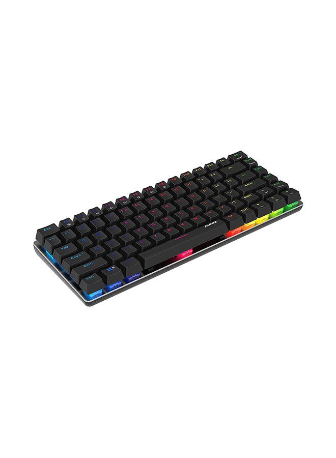 Ajazz AK33 Mechanical keyboard 82 Keys USB Wired Gaming Keyboard with Backligh for Tablet Desktop Computer (RGB Backlit Blue Switch, RGB) Black  - Image 2