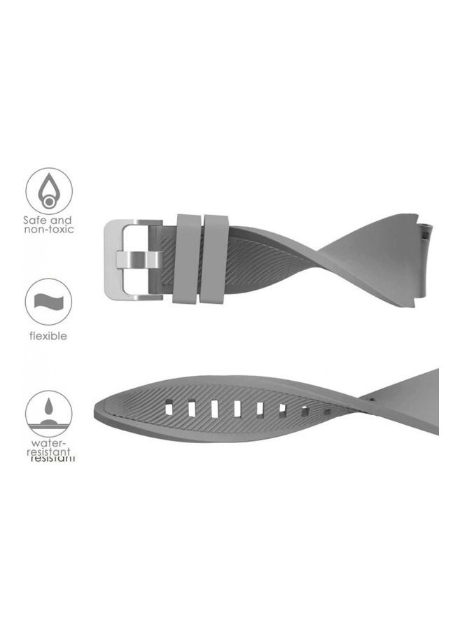 MARGOUN 3-Piece Replacement Band For Samsung Galaxy Gear S3/S3 Frontier/Huawei GT 22mm Blue/Grey/Green - Image 3