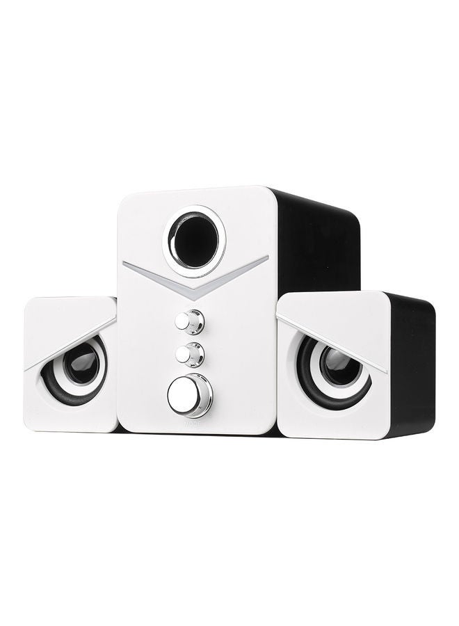 Portable Desktop Speaker LU-Q815-14 White/Black - Image 1
