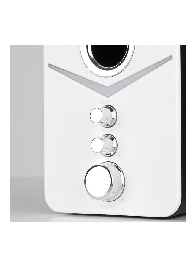 Portable Desktop Speaker LU-Q815-14 White/Black - Image 5