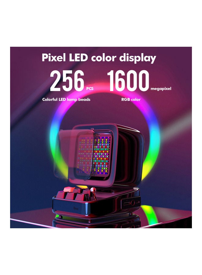 Portable Retro Bluetooth Speaker LU-Q815-29 White - Image 3