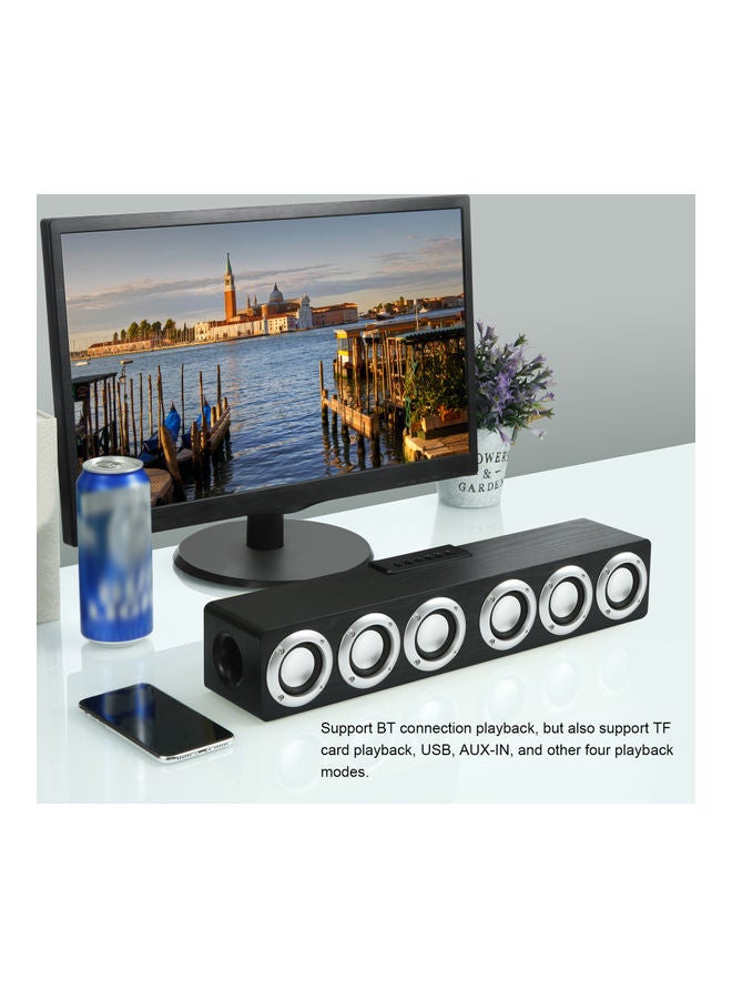 Home Wireless Speaker LU-Q815-12 Beige/Silver - Image 5