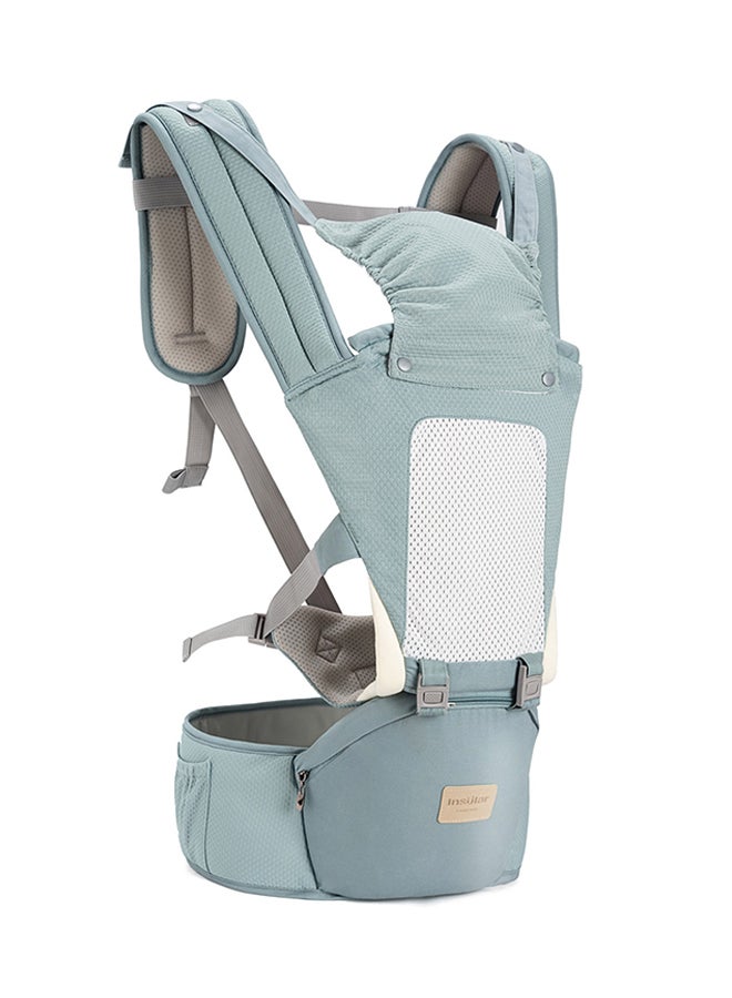 insular Insular Multifunctional Baby Carrier With Hip Seat Lumbar Support Waist Stool-Blue  - Image 1