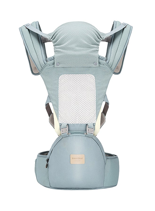 insular Insular Multifunctional Baby Carrier With Hip Seat Lumbar Support Waist Stool-Blue  - Image 2